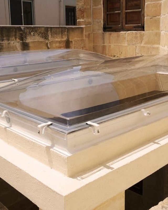 Skylights are a good source of natural light in malta while ensuring the best insulation for the property.